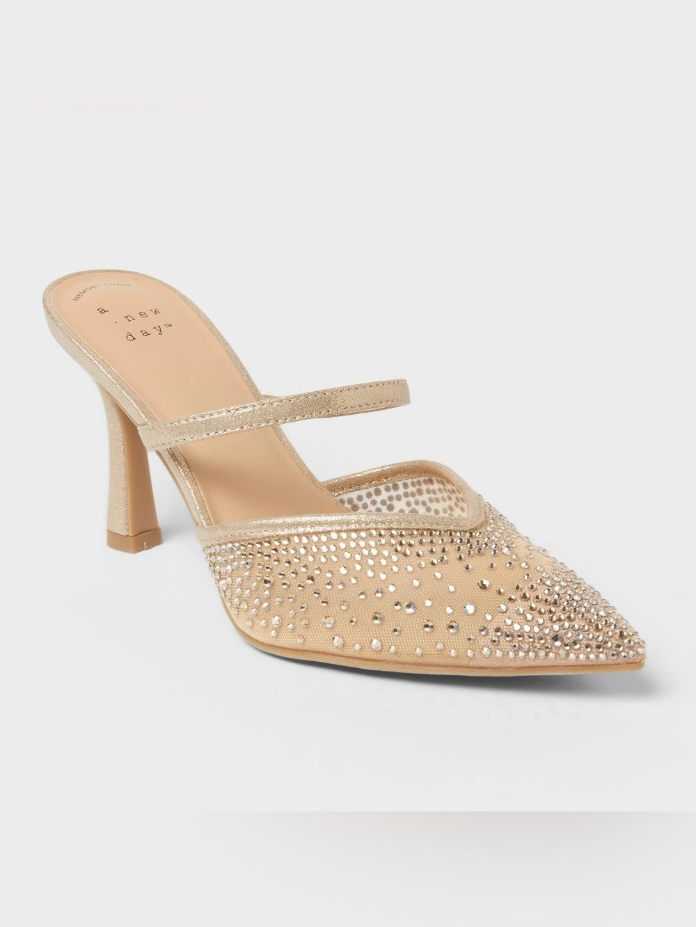 Women’s Sonia Heels with Memory Foam Insole – a New Day - Beige - new